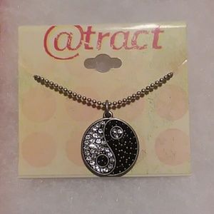 Sequin Ying Yang necklace